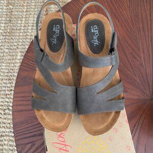 Euro Sofft Wedge Sandals 7-1/2 New in Box